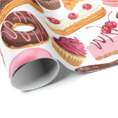 Süßpapier für Backwaren Geschenkpapier (Rolleneckpunkt)
