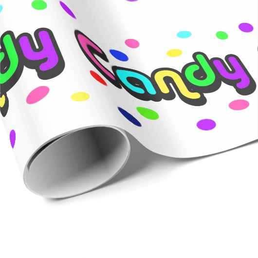 Süßpapier Geschenkpapier (Rolleneckpunkt)