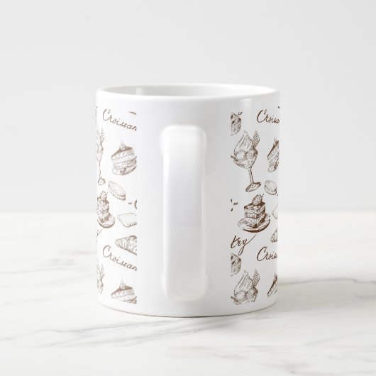 Süßpapier Jumbo-Tasse (Rückseite)