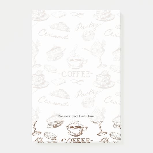 Süßpapier Post-it Klebezettel (Vorderseite)