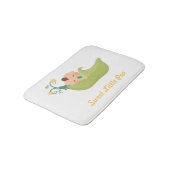 Süßpea in einem Pod Baby Boy Kinderzimmer Zimmerde Badematte (Schrägansicht)