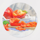 Süßpfeffer noch leben etiketten (Design 2)