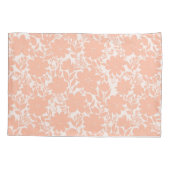 Süßpfirsichblossom-Blume Kissenbezug (Rückseite-Links)