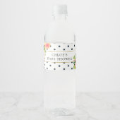 Süßpfirsichwasser Wasserflaschenetikett (Vorderseite)