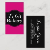 Süßpink-Bäckerei Visitenkarte (Vorne/Hinten)