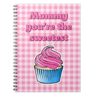 Süßrosa Cupcake Notizblock