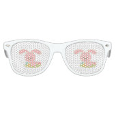 Süßrosa Kaninchen Sonnenbrille (Vorderseite)