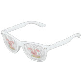 Süßrosa Kaninchen Sonnenbrille (Schrägansicht)