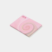 Süßrosa Post-it Klebezettel (angewinkelt)