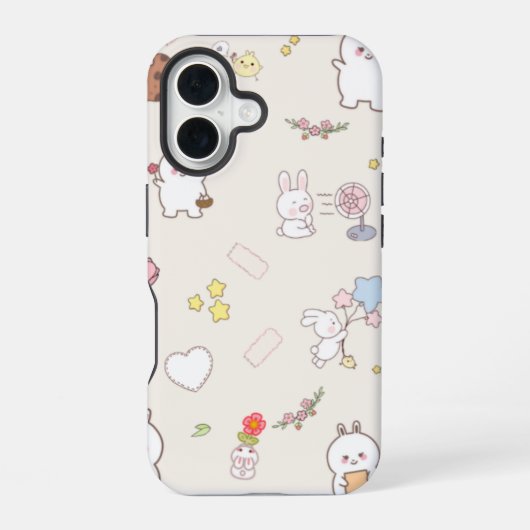 Süßschnauze iPhone 16 Hülle (Rückseite)