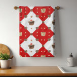 Süßschokolade Leckereien Moderne Weihnachtswasserf Geschirrtuch<br><div class="desc">Dieses moderne Design zeichnet sich durch ein lustiges,  süß schokoladenbraunes Leckerei Muster aus. Perfekt für Weihnachtsfeiertage #christmas #festive #chocolate #tasty #sweet #festive #christmasgifts #gifts #gift #food #cool #kitchen #kitchentowels #forher #forhim</div>