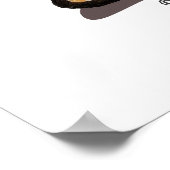 Süßschokolade Poodle Valentine Poster (Ecke)