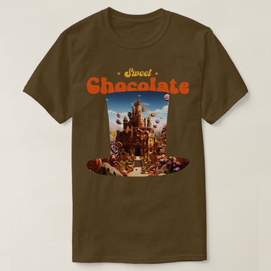 Süßschokoladenfabrik T-Shirt (Design vorne)