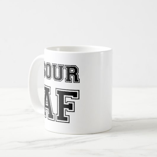 SÜSSSCHUTZ KAFFEETASSE (Vorderseite Links)