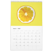 Süßspeise niedliche moderne Illustration Mädchen Kalender (Mär 2027)