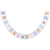 Süßspeise und Party aus Eis Wimpelkette (Alle)