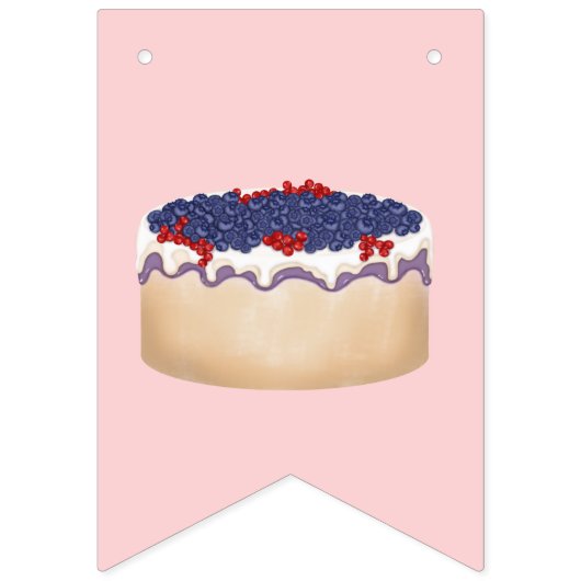 Süßspeise und Party aus Eis Wimpelkette (Zweite Fahne)