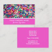 Süßspeise Visitenkarte (Vorne/Hinten)