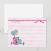 Süßspeisekarte Postkarte (Vorne/Hinten)