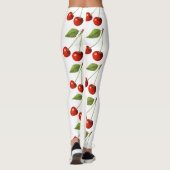 Süßspeisen aus der Natur - Kirschfrüchte Leggings (Rückseite)
