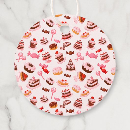 Süßspeisen Geschenkanhänger (Rückseite)