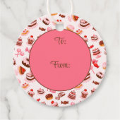 Süßspeisen Geschenkanhänger (Vorderseite)