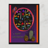 Süßspeisen, Grabstein und Jack Postkarte (Vorderseite)