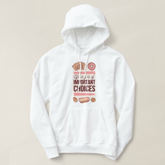 Süßspeisen Hoodie (Design vorne)