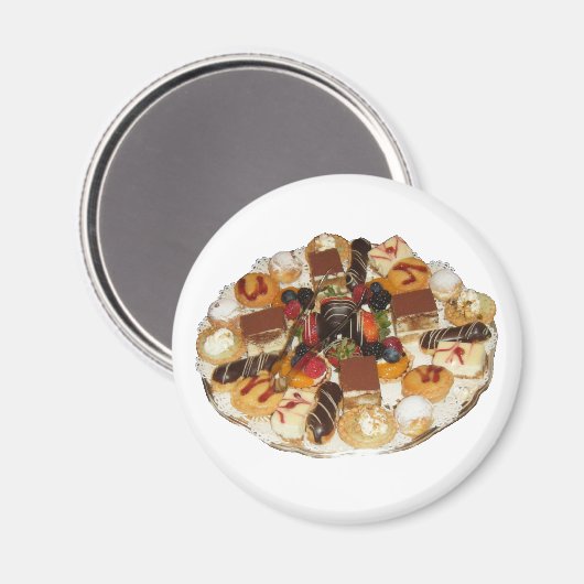 Süßspeisen Magnet (Vorderseite/Rückseite)
