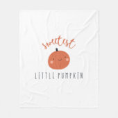 Süßster Kürbis Fleece Blanket niedlicher Fall (Vorderseite)