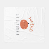 Süßster Kürbis Fleece Blanket niedlicher Fall (Vorderseite (Horizontal))