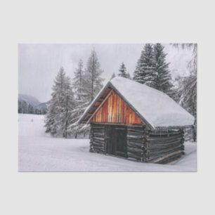 Süßtes Winterhäuschen Aller Zeiten! Seidenpapier