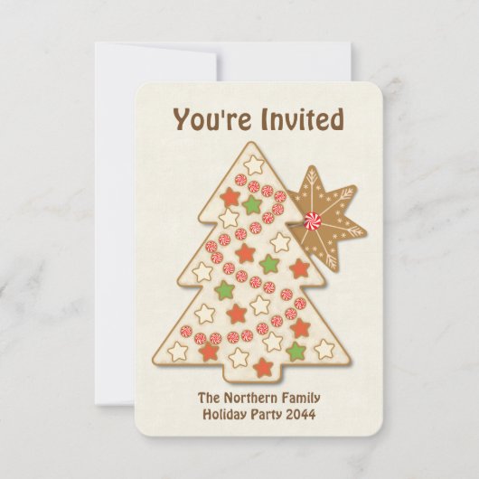 Süßwaren am Nordpol Einladung (Vorderseite)