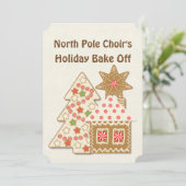 Süßwaren am Nordpol Einladung (Stehend Vorderseite)