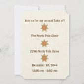 Süßwaren am Nordpol Einladung (Rückseite)