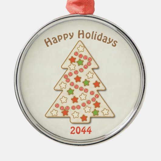 Süßwaren am Nordpol Ornament Aus Metall (Vorne)