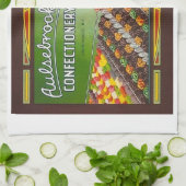 Süßwaren aus Neuseeland Geschirrtuch (Gefaltet)