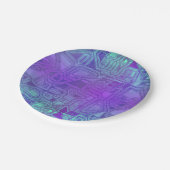 Süßwaren - Beerenblau: Pappteller (Schrägansicht)