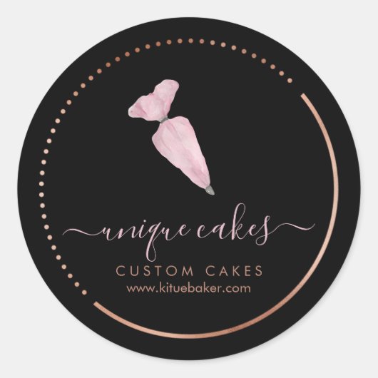 Süßwaren Creme Squeezer-Päckchen Runder Aufkleber (Vorderseite)