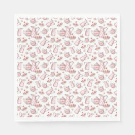 Süßwaren für Aquarellgebäck Serviette