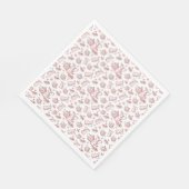 Süßwaren für Aquarellgebäck Serviette (Ecke)