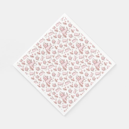 Süßwaren für Aquarellgebäck Serviette (Ecke)