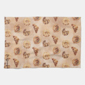 Süßwaren für Wasserfarben Patisserie Food Brunch Geschirrtuch (Horizontal)