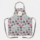 Süßwaren mit Schokolade Individuelle Name Schürze (Vorderseite)