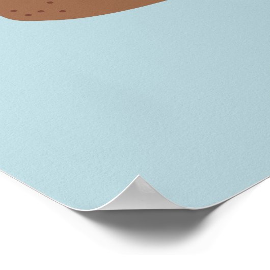 Süßwaren mit Schokolade Poster (Ecke)