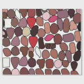 Süßwaren Schokolade Geburtstag Geschenkpapier (Flach)