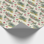 Süßwaren, Spielzeug, Blume und Obst Geschenkpapier (Ecke)