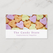 Süßwaren, Süßwaren Visitenkarte (Vorderseite)
