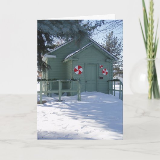 „Süßwaren" Weihnachtskarte Karte (Vorderseite)