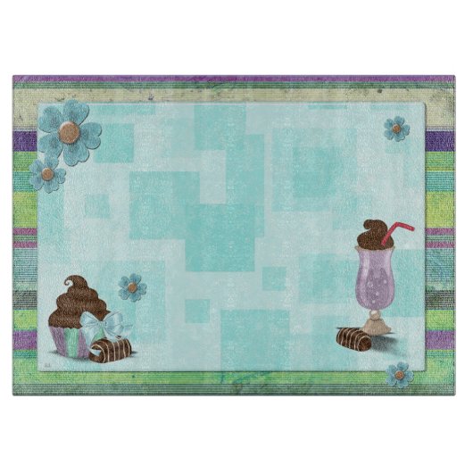 Süßwarenbäckerei ZUHAUSE CUSTOM CAKE Business Schneidebrett (Vorderseite)